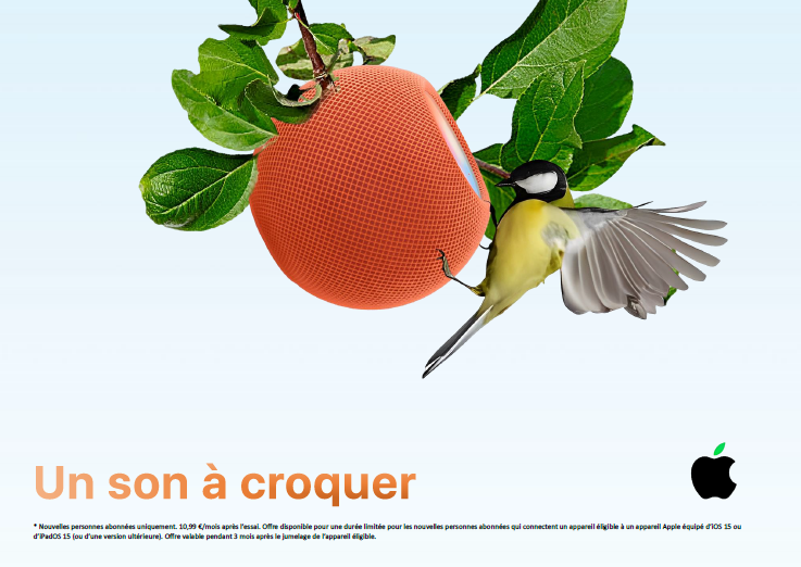 afffiche pub pour apple